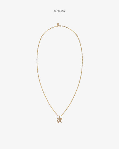 Aimé Leon Dore Trending - 14Kt Gold Pendant Evening blue