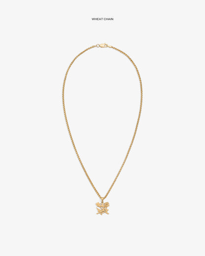 Aimé Leon Dore Trending - 14Kt Gold Pendant Evening blue