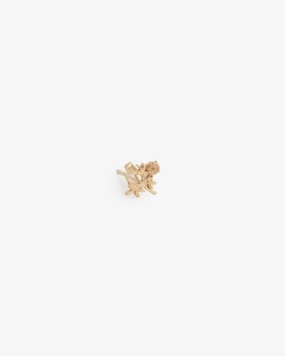 Aimé Leon Dore Discount - 14Kt Gold Crest Earring Evening blue