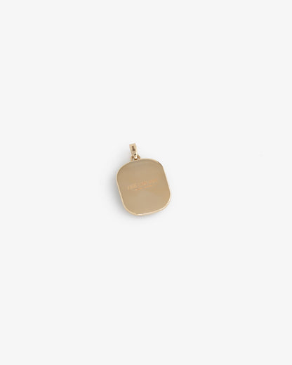 Aimé Leon Dore Great Value - 14Kt Gold Mosaic Pendant Evening blue