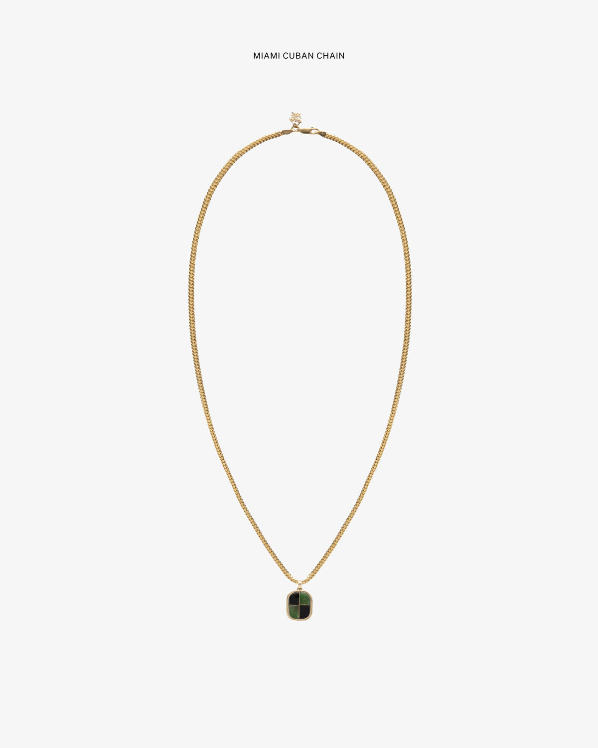 Aimé Leon Dore Great Value - 14Kt Gold Mosaic Pendant Evening blue