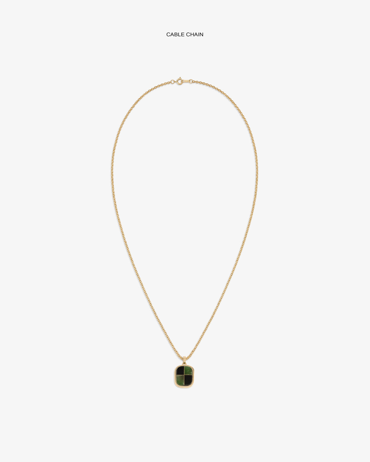 Aimé Leon Dore Great Value - 14Kt Gold Mosaic Pendant Evening blue