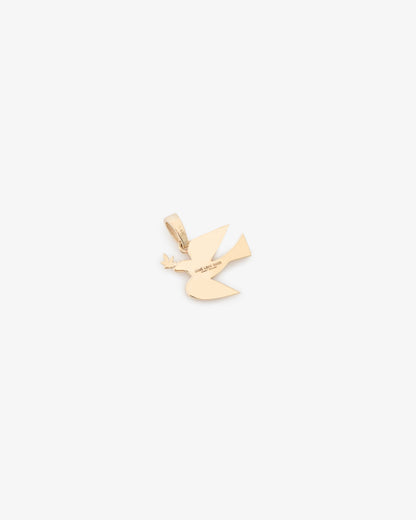 Aimé Leon Dore New - 14Kt Gold Dove Pendant Evening blue