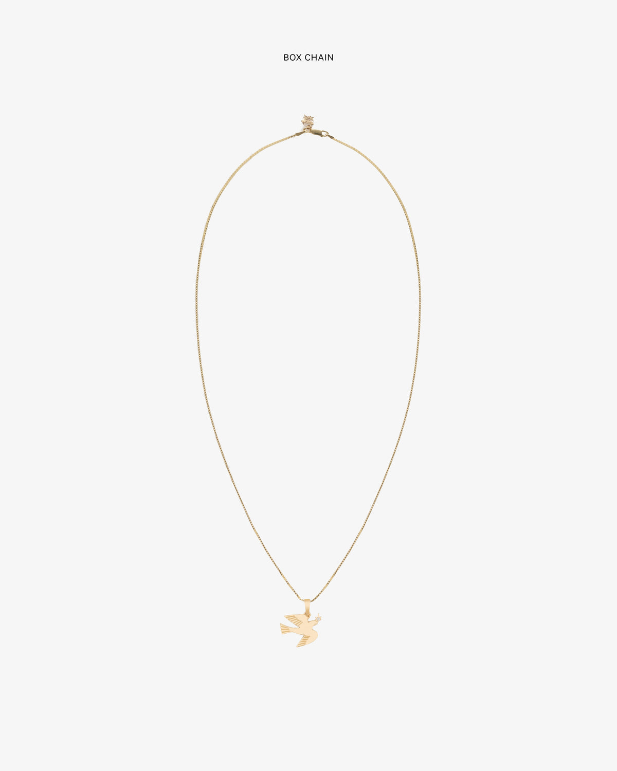 Aimé Leon Dore New - 14Kt Gold Dove Pendant Evening blue