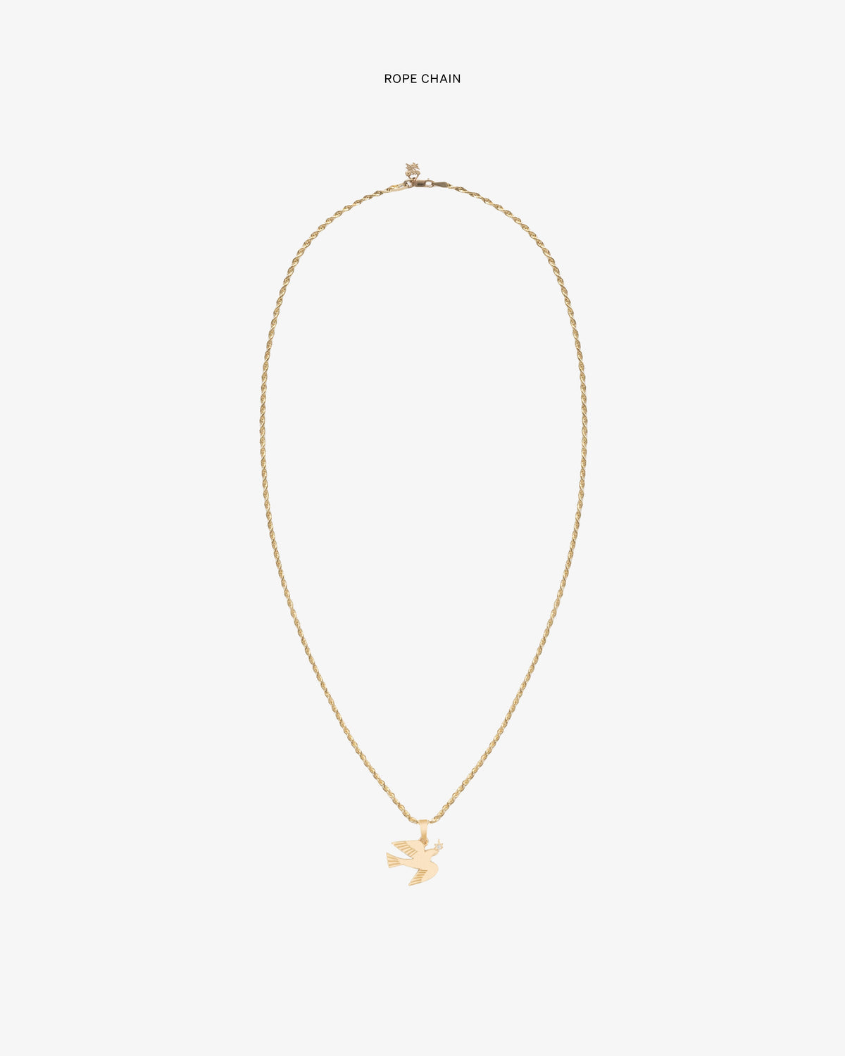 Aimé Leon Dore New - 14Kt Gold Dove Pendant Evening blue