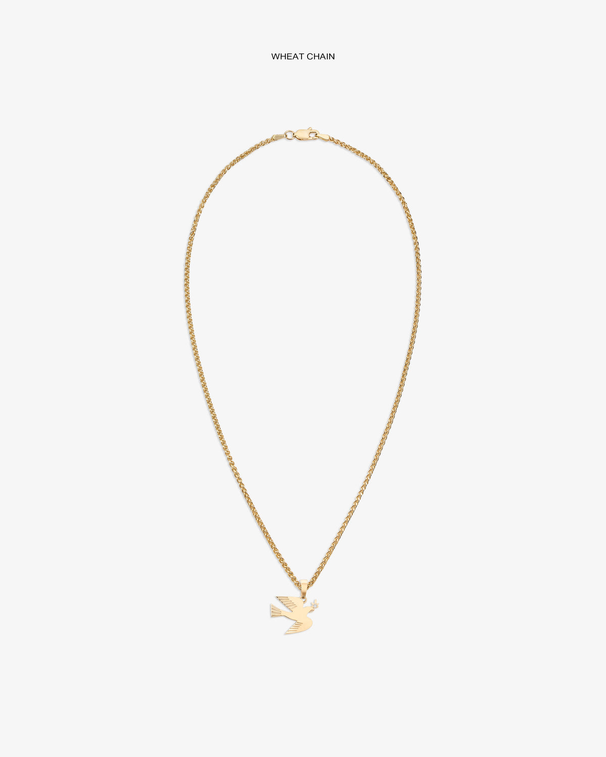 Aimé Leon Dore New - 14Kt Gold Dove Pendant Evening blue