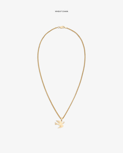 Aimé Leon Dore New - 14Kt Gold Dove Pendant Evening blue