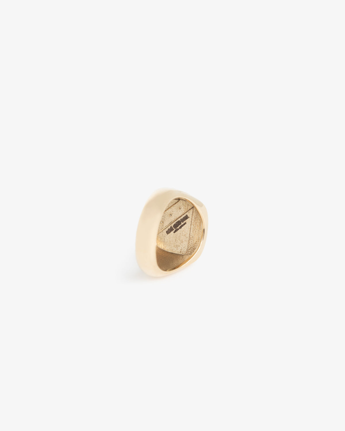 Aimé Leon Dore Special Offer - 14Kt Gold Diamond Signet Ring Evening blue