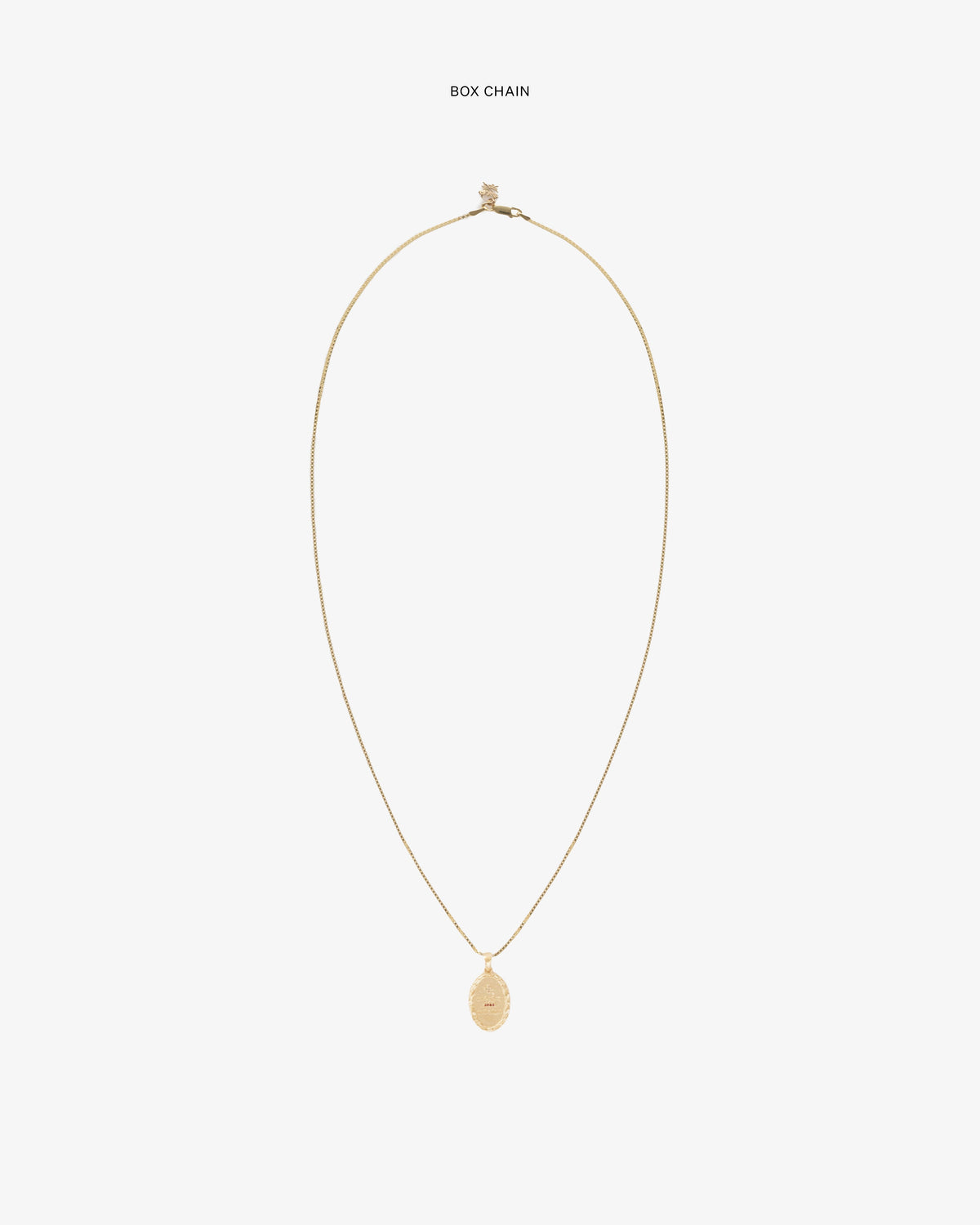 Aimé Leon Dore Signature - 14Kt Gold Love Poem Pendant Evening blue