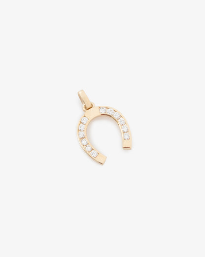 Aimé Leon Dore Classic - Diamond Horseshoe Pendant Evening blue