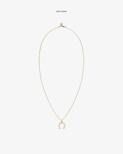 Aimé Leon Dore Classic - Diamond Horseshoe Pendant Evening blue