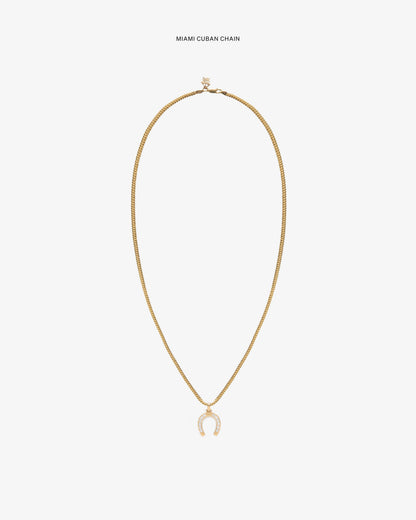Aimé Leon Dore Classic - Diamond Horseshoe Pendant Evening blue