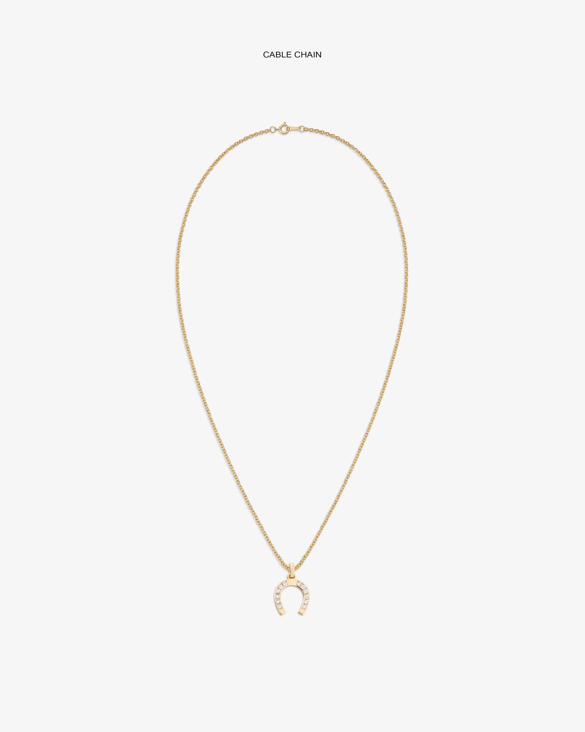 Aimé Leon Dore Classic - Diamond Horseshoe Pendant Evening blue