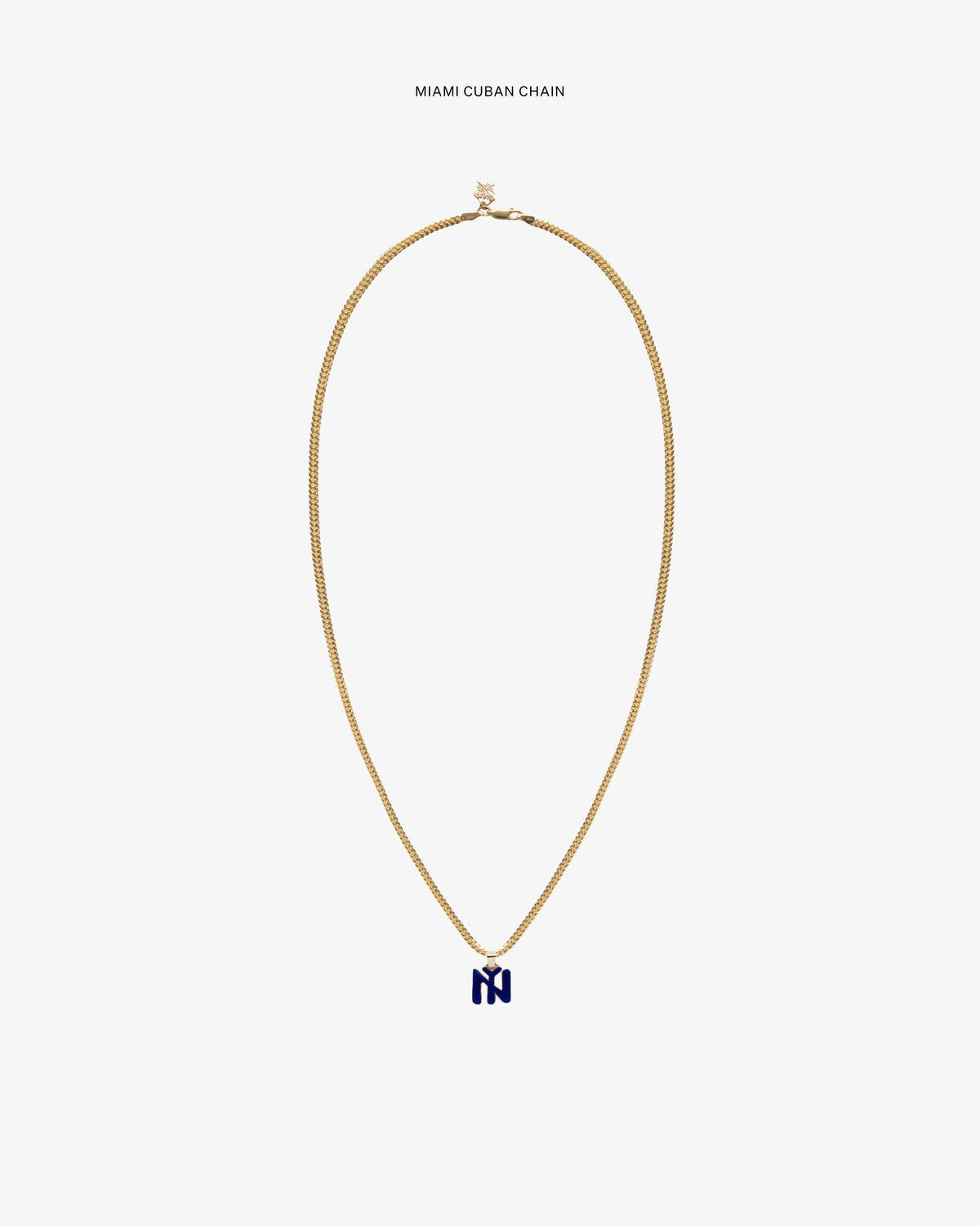 Aimé Leon Dore Great Value - 14Kt Gold Pendant Evening blue