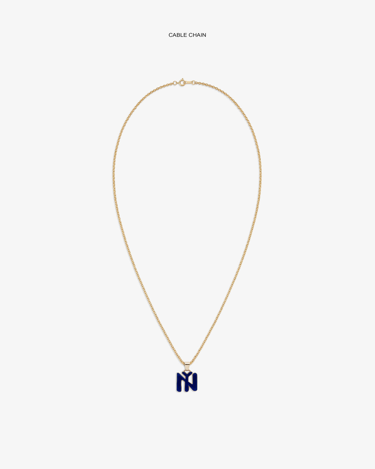 Aimé Leon Dore Great Value - 14Kt Gold Pendant Evening blue