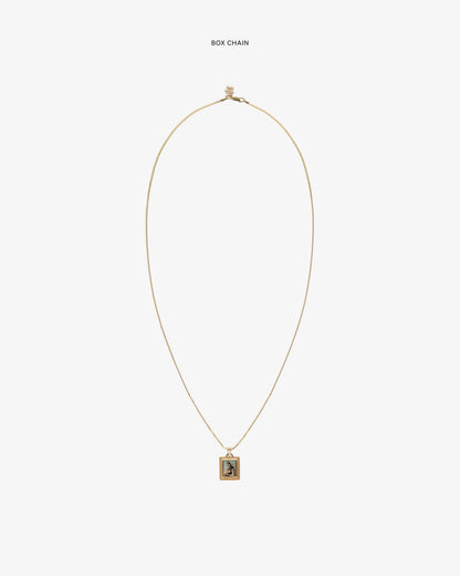 Aimé Leon Dore Exclusive - 14Kt Gold Pendant Evening blue