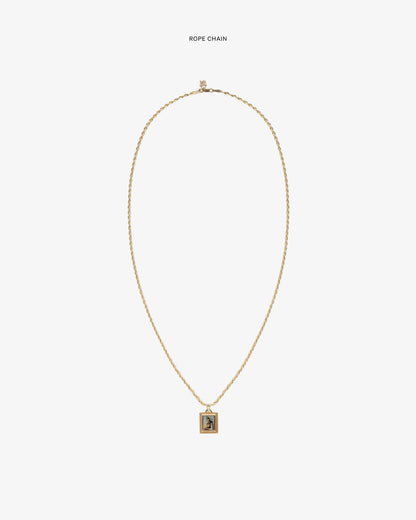 Aimé Leon Dore Exclusive - 14Kt Gold Pendant Evening blue