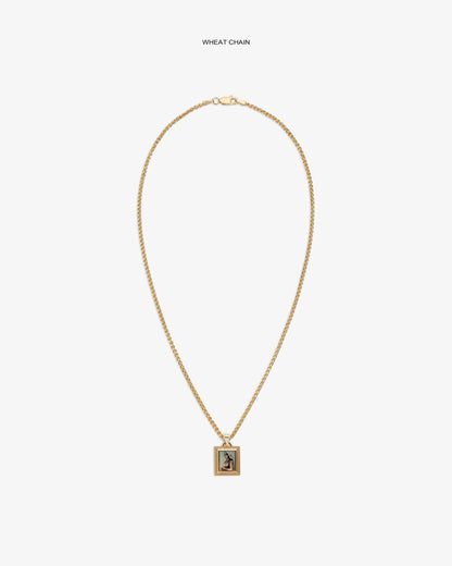 Aimé Leon Dore Exclusive - 14Kt Gold Pendant Evening blue