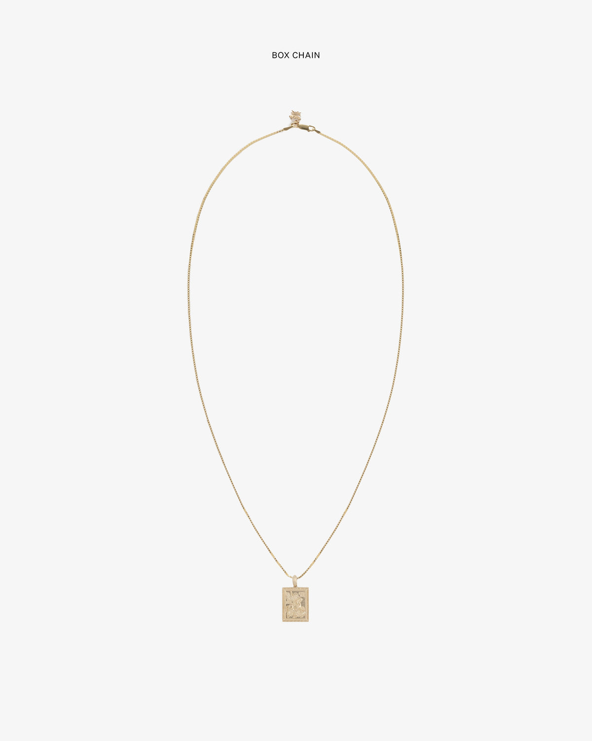 Aimé Leon Dore Customer Favorite - 14Kt Gold Saint George Pendant Evening blue