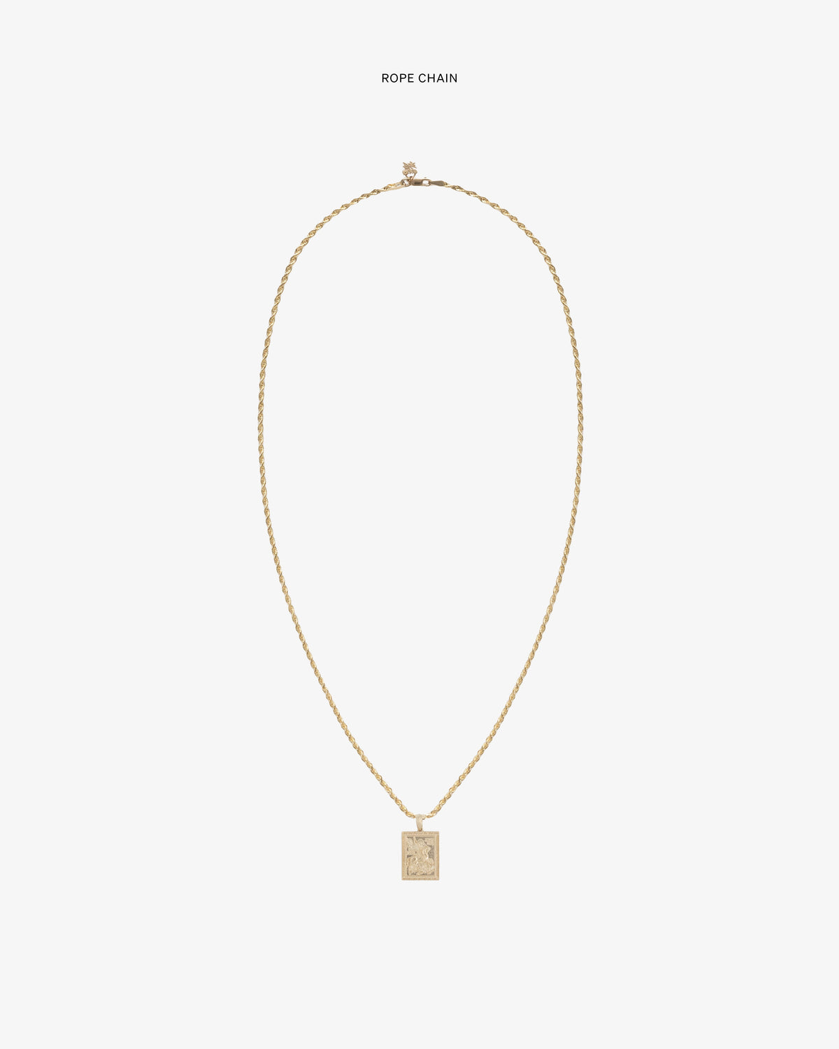 Aimé Leon Dore Customer Favorite - 14Kt Gold Saint George Pendant Evening blue