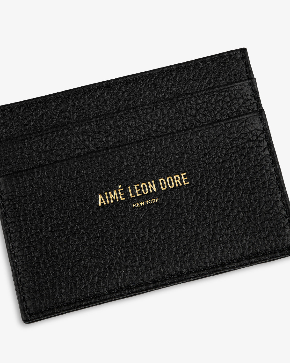 Aimé Leon Dore Featured - Leather Card Holder Jet black