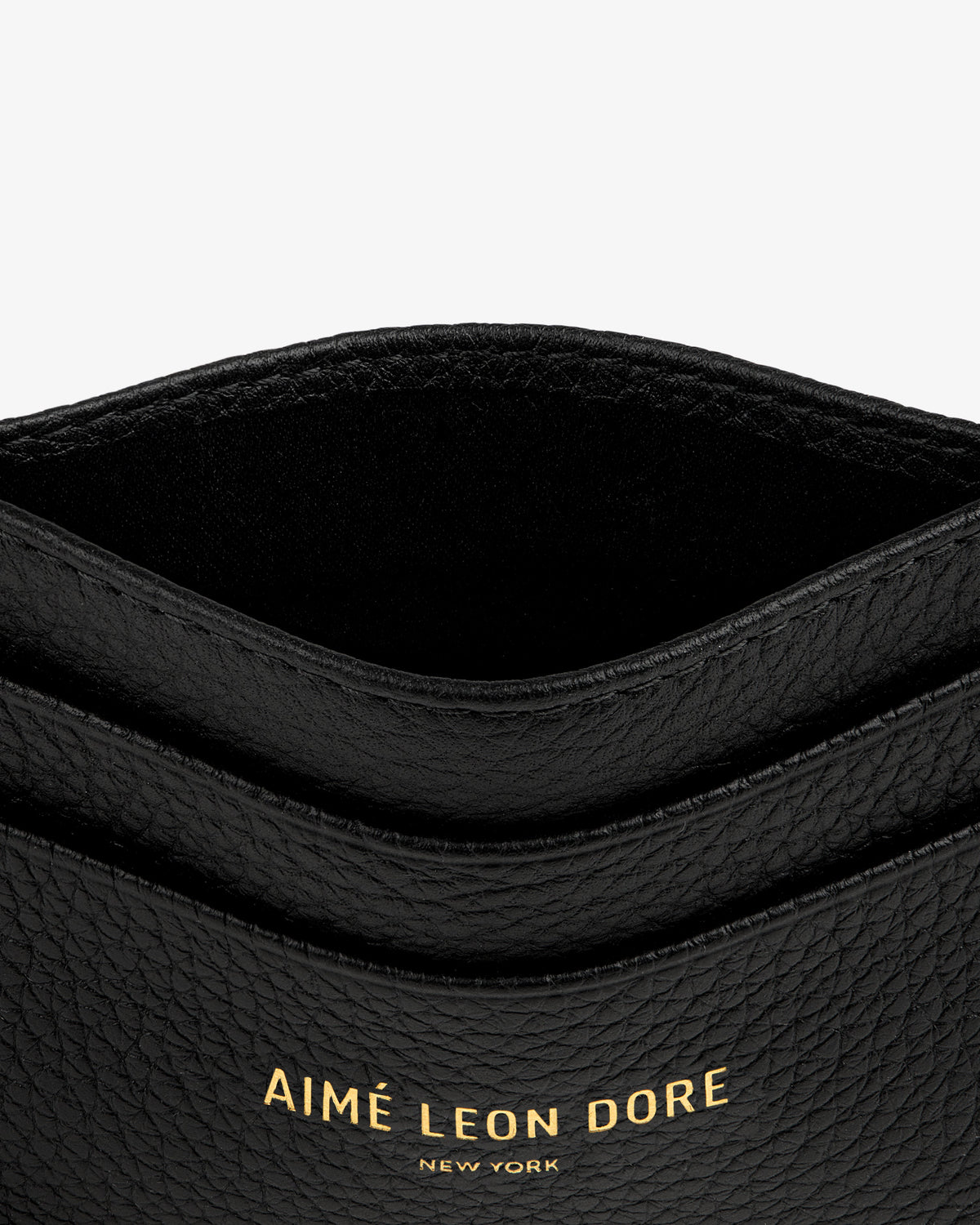 Aimé Leon Dore Featured - Leather Card Holder Jet black