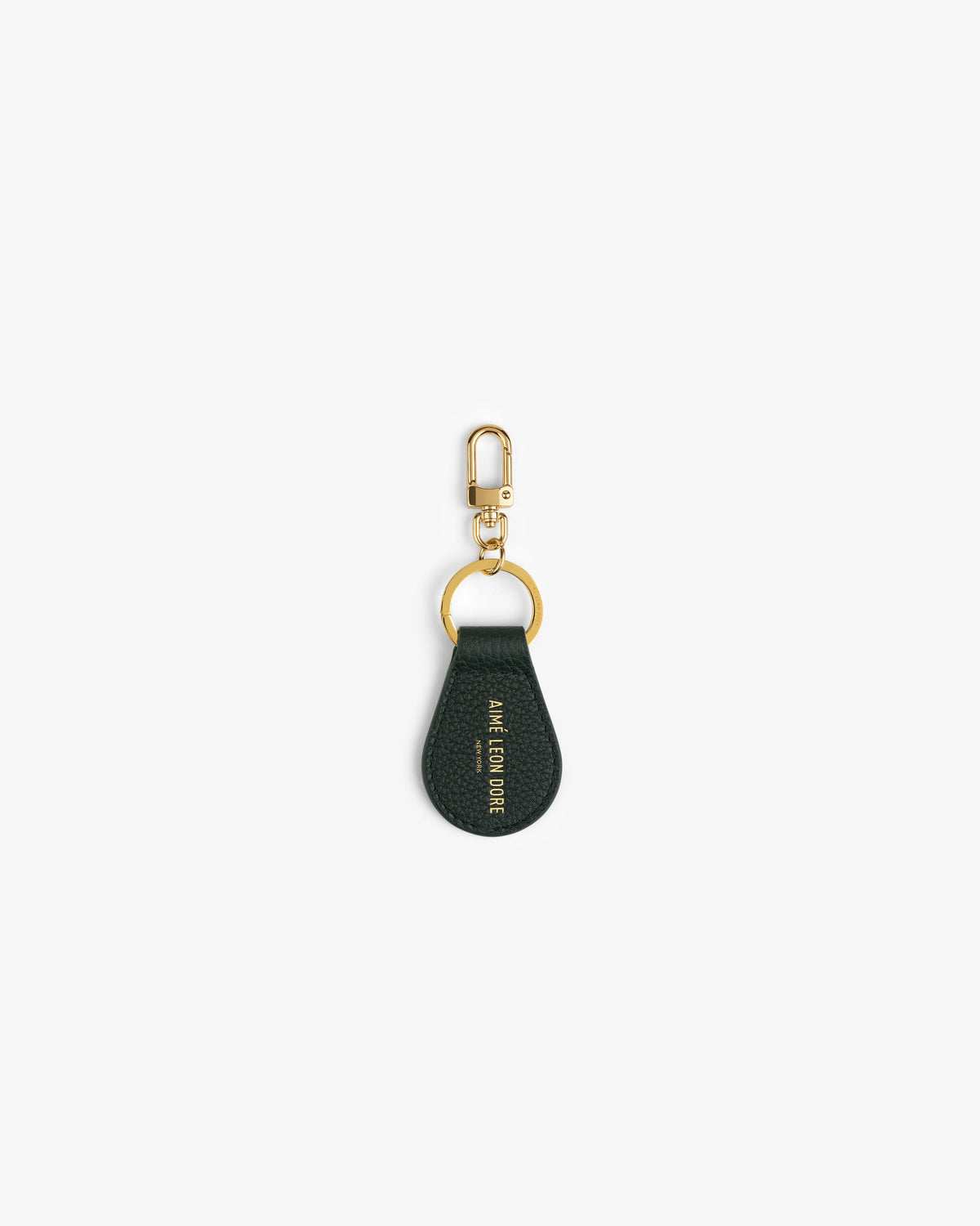 Aimé Leon Dore Special Offer - Leather Key Fob Botanical green