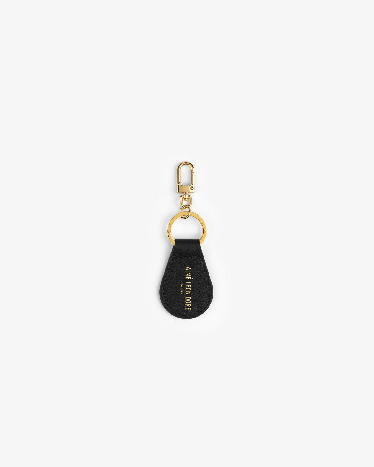 Aimé Leon Dore New - Leather Key Fob Jet black