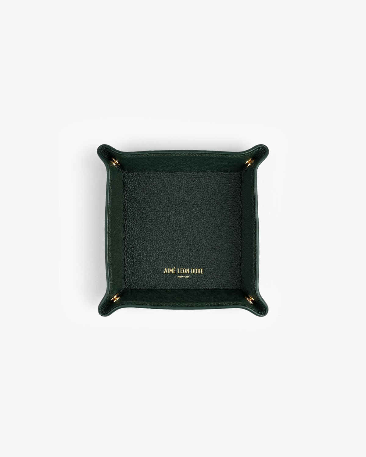 Aimé Leon Dore Best Price - Leather Catchall Botanical green