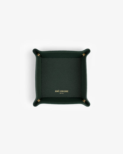 Aimé Leon Dore Best Price - Leather Catchall Botanical green