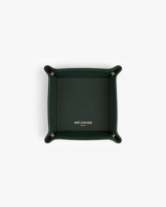 Aimé Leon Dore Best Price - Leather Catchall Botanical green