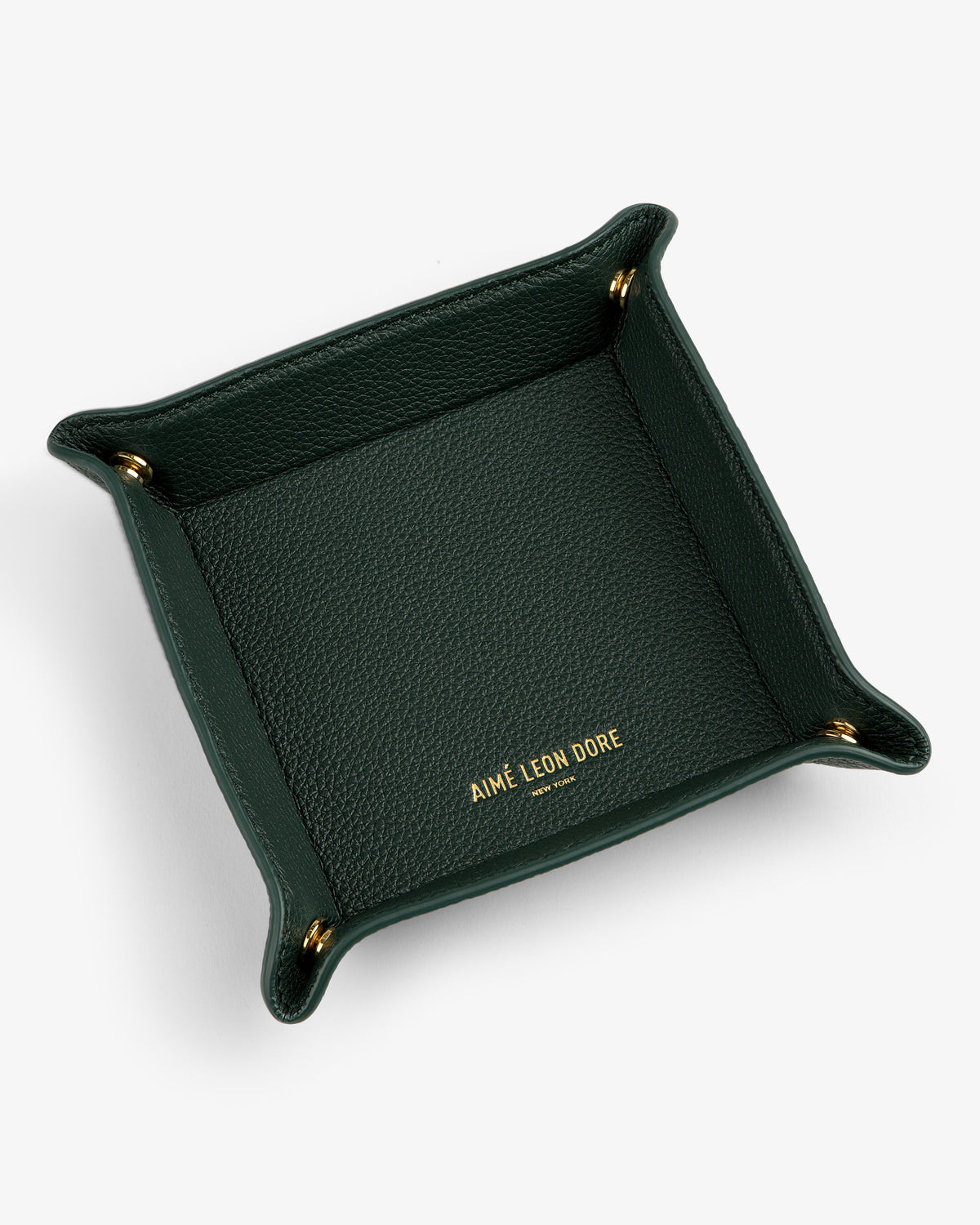 Aimé Leon Dore Best Price - Leather Catchall Botanical green