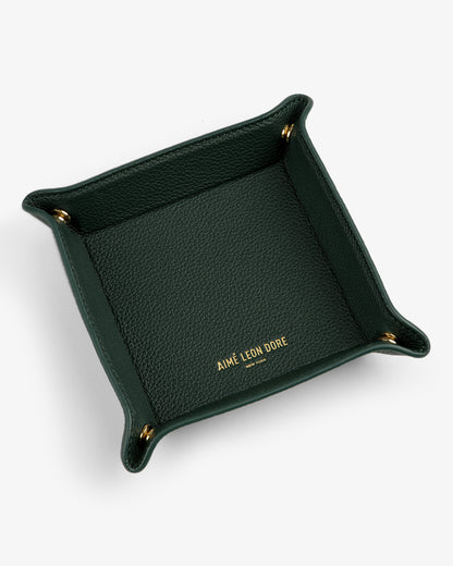 Aimé Leon Dore Best Price - Leather Catchall Botanical green