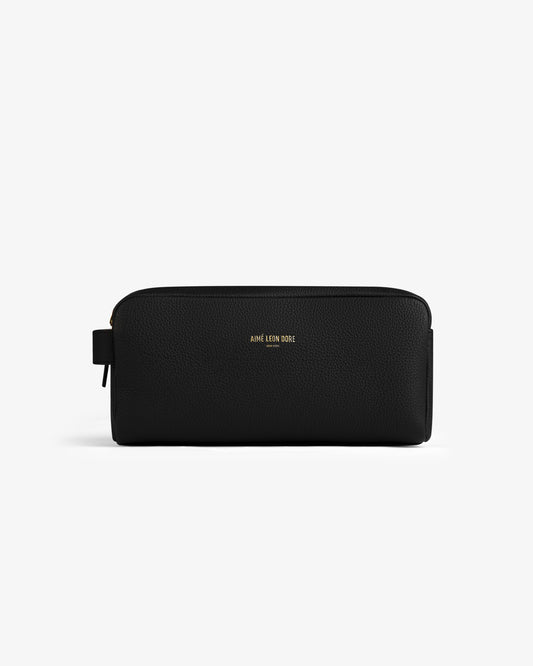Aimé Leon Dore Essential - Leather Traveler Kit Jet black
