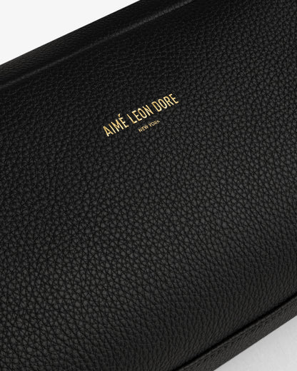 Aimé Leon Dore Essential - Leather Traveler Kit Jet black