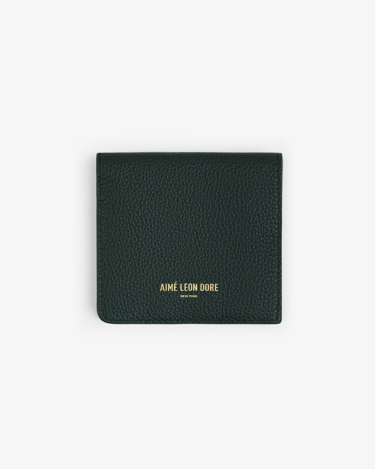 Aimé Leon Dore Premium - Leather Bi-Fold Wallet Botanical green