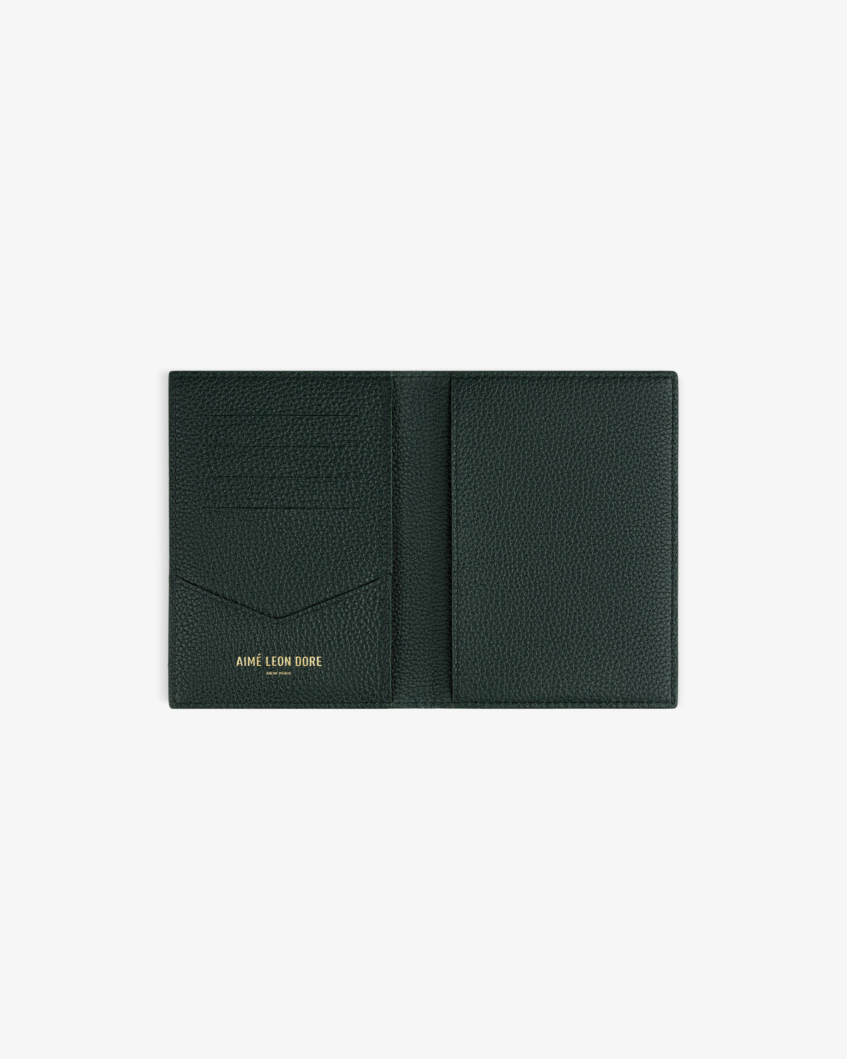 Aimé Leon Dore Classic - Leather Passport Holder Botanical green