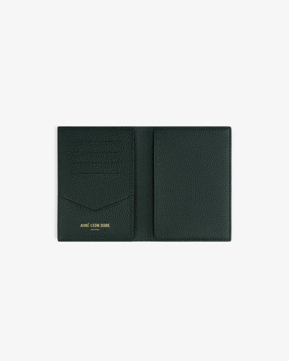 Aimé Leon Dore Classic - Leather Passport Holder Botanical green