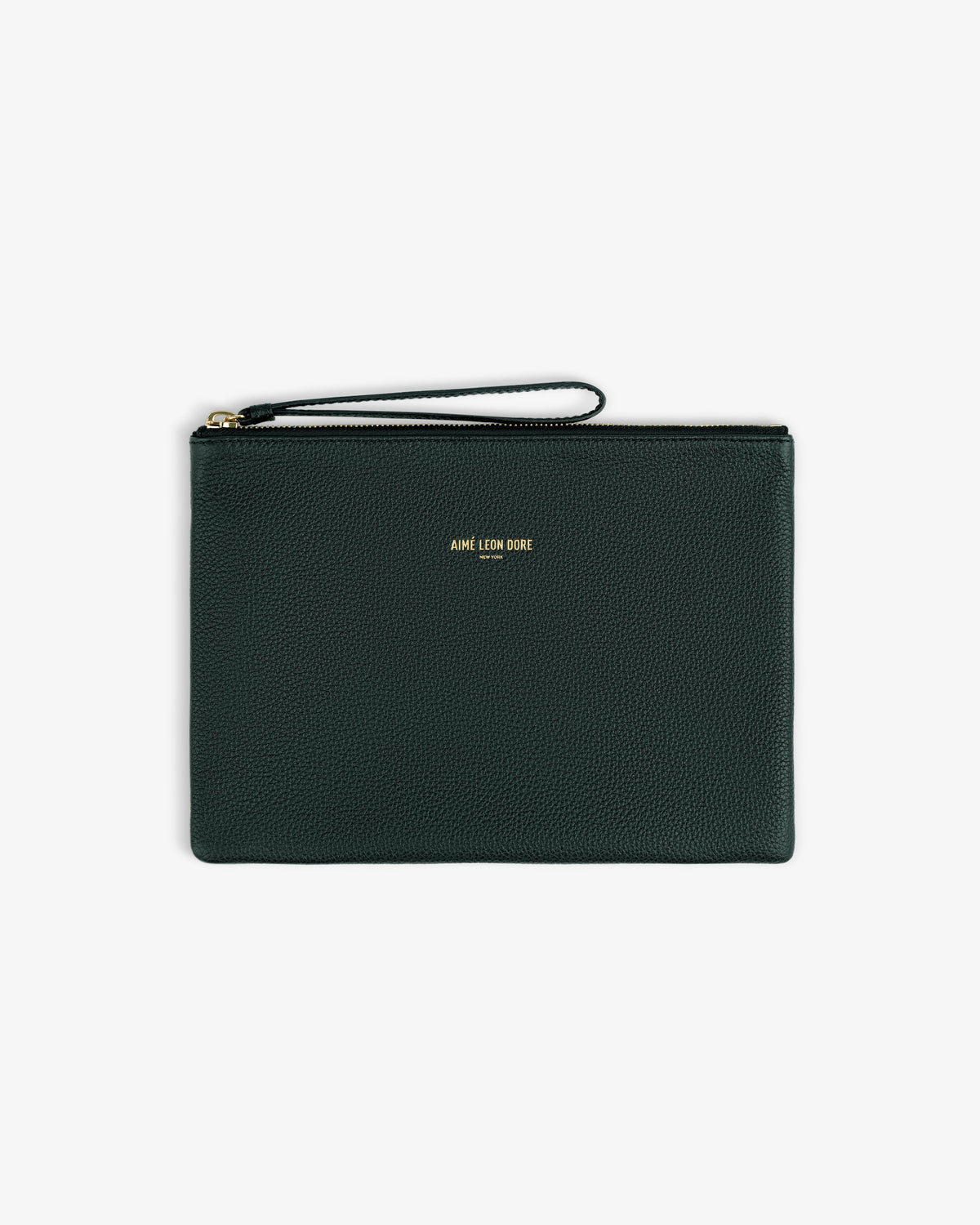 Aimé Leon Dore Popular - Small Leather Pouch Botanical green