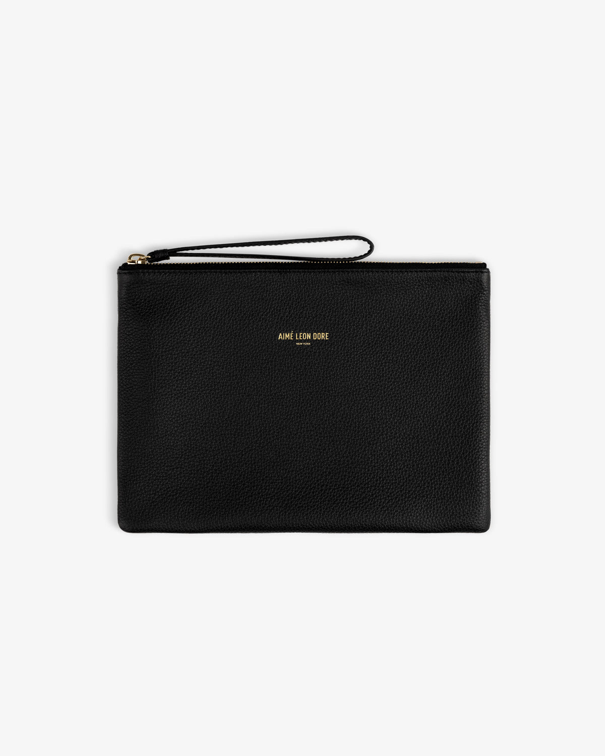 Aimé Leon Dore Recommended - Small Leather Pouch Jet black