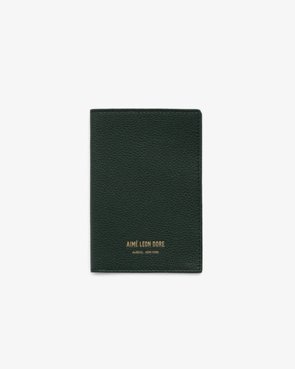 Aimé Leon Dore Value - Leather Passport Holder Evening blue