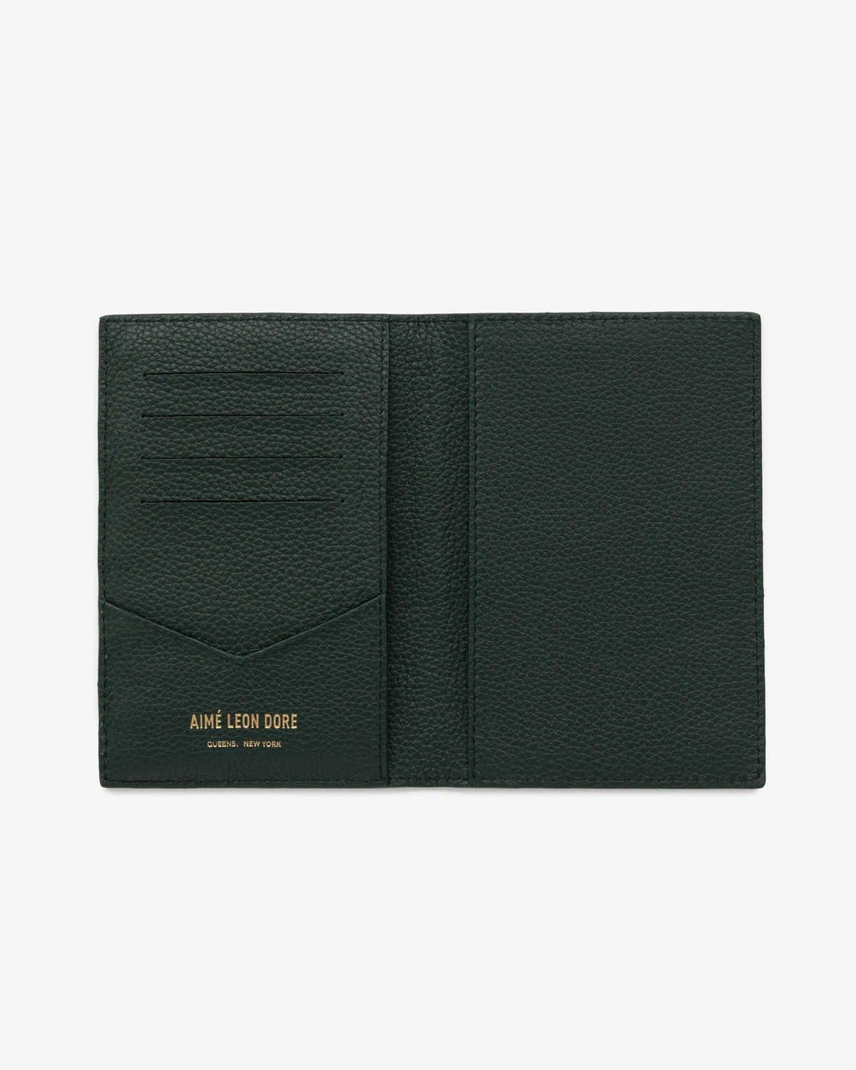 Aimé Leon Dore Value - Leather Passport Holder Evening blue