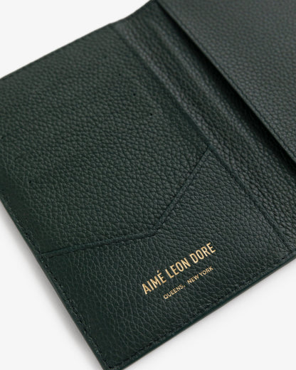 Aimé Leon Dore Value - Leather Passport Holder Evening blue