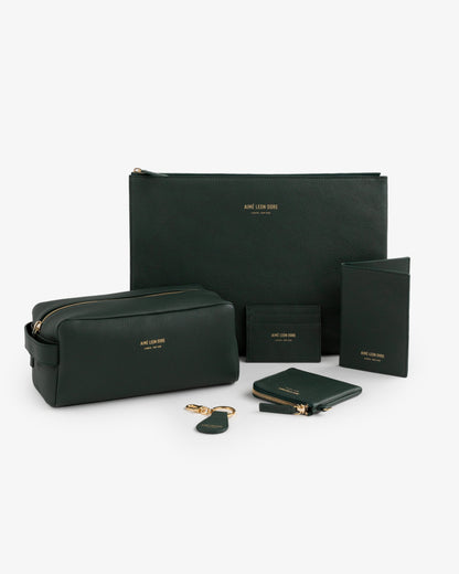 Aimé Leon Dore Discount - Leather Zip Wallet Evening blue