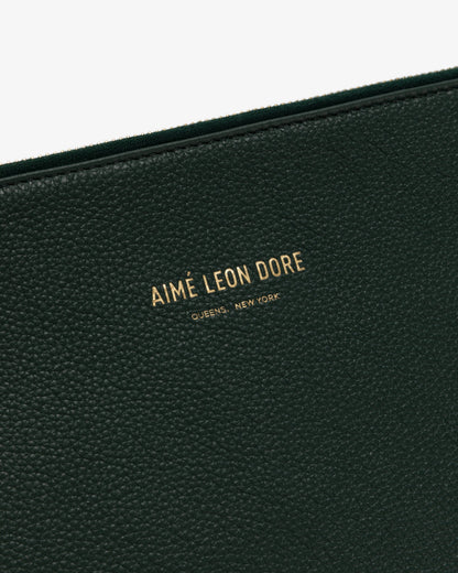 Aimé Leon Dore Best Price - Medium Leather Pouch Evening blue