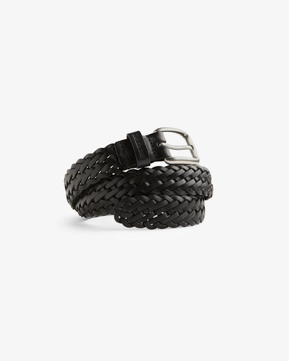Aimé Leon Dore Hot Sale - Braided Leather Belt Evening blue