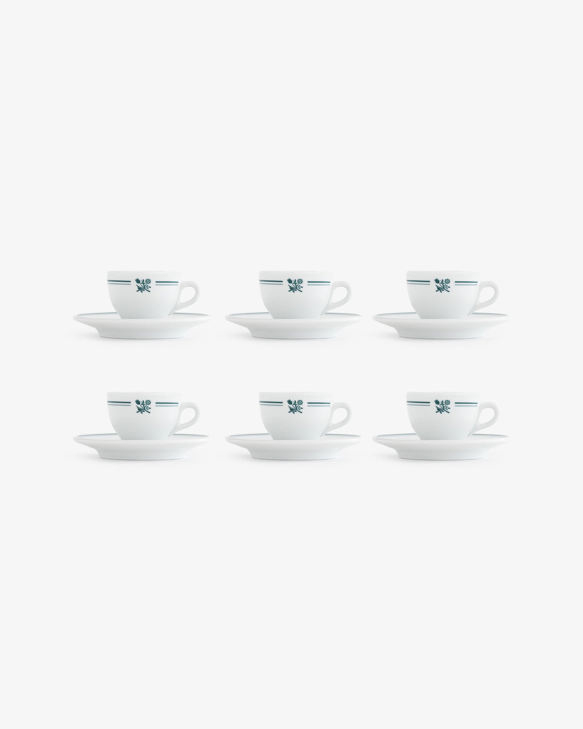 Aimé Leon Dore Premium - Café Leon Dore Espresso Cup & Saucer (Set of 6) Evening blue